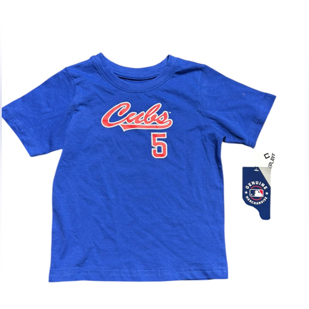 MLB CHICAGO CUBS Christopher Morel toddler 4T team apparel short sleeve T shirt